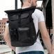 Рюкзак Rolltop мужской женский для путешествий и ноутбука, Ролтоп большой для города ws48652 фото 15