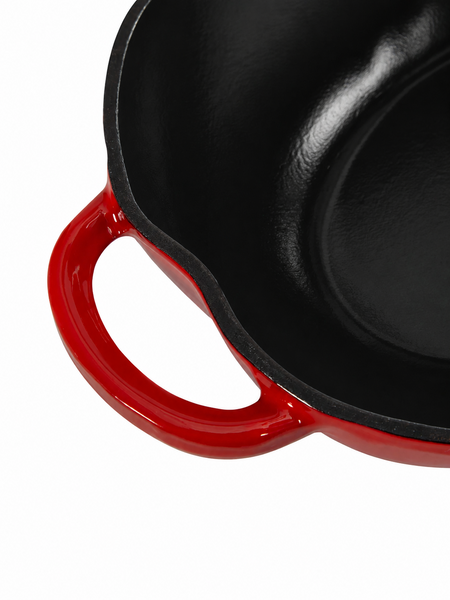 Каструля чавунна емальована Iron Tomato 2,5 л, червоний HP-FLG-20 RED фото