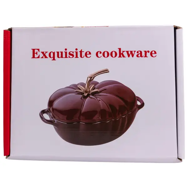 Каструля чавунна емальована Iron Tomato 2,5 л, червоний HP-FLG-20 RED фото