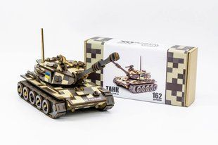 3D дерев&rsquo;яний конструктор &laquo;Танк&raquo; 162-0074 фото