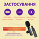 Комплект беспроводных петличных микрофонов K9 для iOS и Android, 2 штуки, черный HP176091 фото 5