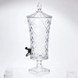 Лимонадниця скляна на ніжці Crystal Dispenser 4.5 л з краником HP-34-67 фото 5
