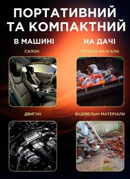 Воздуходувка 2 в 1 беспроводная электрическая для листьев, пылесборник BLOWER LY-4 20502949 фото