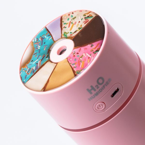 Зволожувач повітря з підсвічуванням Donuts 450 мл, рожевий HPBH16986P фото