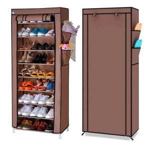 Стеллаж для хранения обуви Shoe Cabinet 160х60х30 Полка для обуви Тканевый стеллаж для обуви pr2536666 фото