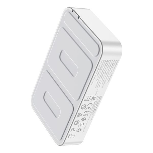 Повербанк Hoco Q10A PD20W Wireless Fast Charging 10000mAh Білий ЦУ-00042305 фото