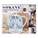 Білий електричний чайник Sokany 1,5 літра безшумний SK-09008 фото 10