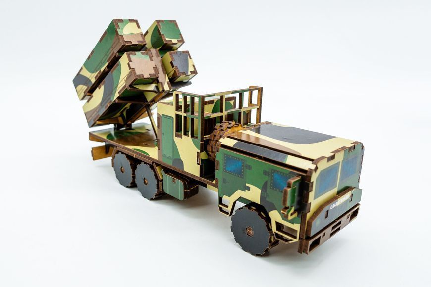 3D Дерев'яний конструктор &laquo;ЗРК NASAMS&raquo; 160-02397 фото