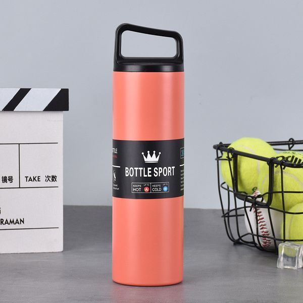Термос Bottle Sport 500 мл з ручкою, помаранчевий HPGM5009O фото