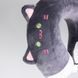 Подушка для шиї Kitty U-подібна темно-сіра HP-56-11BG фото 5