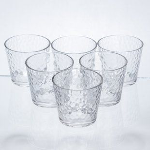 Набор стаканов для напитков Textured Tumbler 6 штук по 140 мл HP-17-17 фото