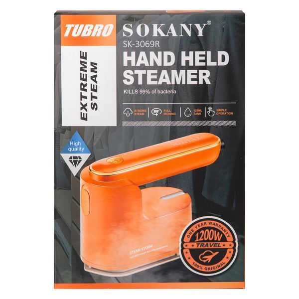 Отпариватель Sokany SK-3069 Ручной 1200 Вт синий SK-3069W фото