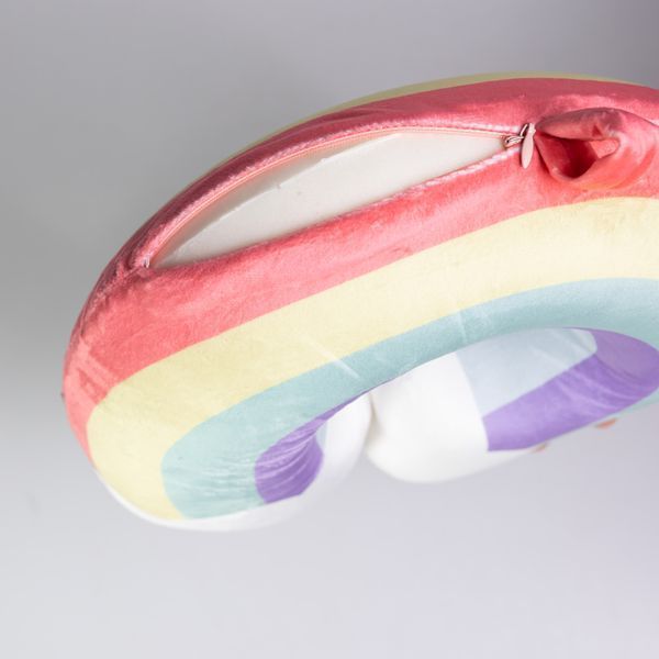 Подушка для шиї Rainbow U-подібна, рожевий HP-56-13P фото
