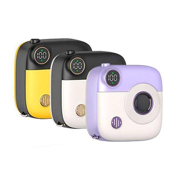 Повербанк XO PR223 Magnetic 15W mini camera digital display 10000mAh Чорний+жовтий ЦУ-00041615 фото