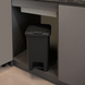 ВІДРО ДЛЯ СМІТТЯ З КРИШКОЮ ТА ПЕДАЛЛЮ АНТРАЦИТ 20л BIN-01 20L ANTHRACITE фото 14