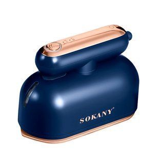 Дорожный утюг SOKANY SK-3064 для сухой и влажной глажки, синий SK3064NB фото