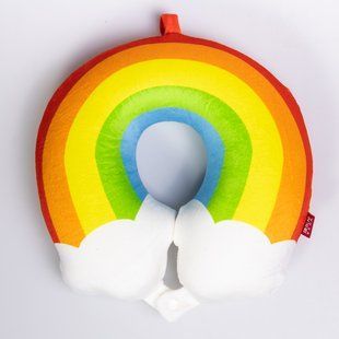 Подушка для шиї Rainbow U-подібна, червоний HP-56-13R фото