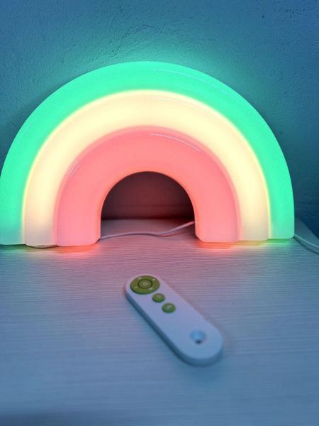 Неоновый светильник на стену ночник декоративный NEON неоновая лампа на стену Радуга NEON42 фото