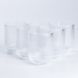 Набор стаканов Glass Ware фигурных 6 штук, прозрачный HP539 фото 1