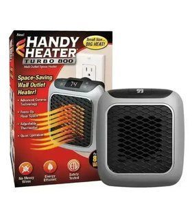 Обогреватель портативный с пультом Heater Turbo 800 Wt Керамический мини обогреватель дуйчик от сети WT800 фото