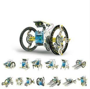 Конструктор 13 в 1 роботов на солнечных батареях Solar Robot R2115 фото
