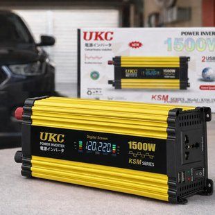 Автомобильный 1500Вт инвертор Желтый Kamille sp10531 фото
