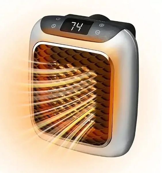 Обогреватель портативный с пультом Heater Turbo 800 Wt Керамический мини обогреватель дуйчик от сети WT800 фото